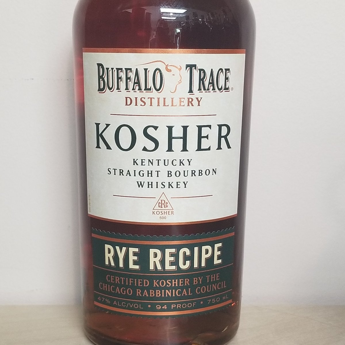 Buffalo Trace Kosher Rye Bourbon 750ml - Sip &amp; Say