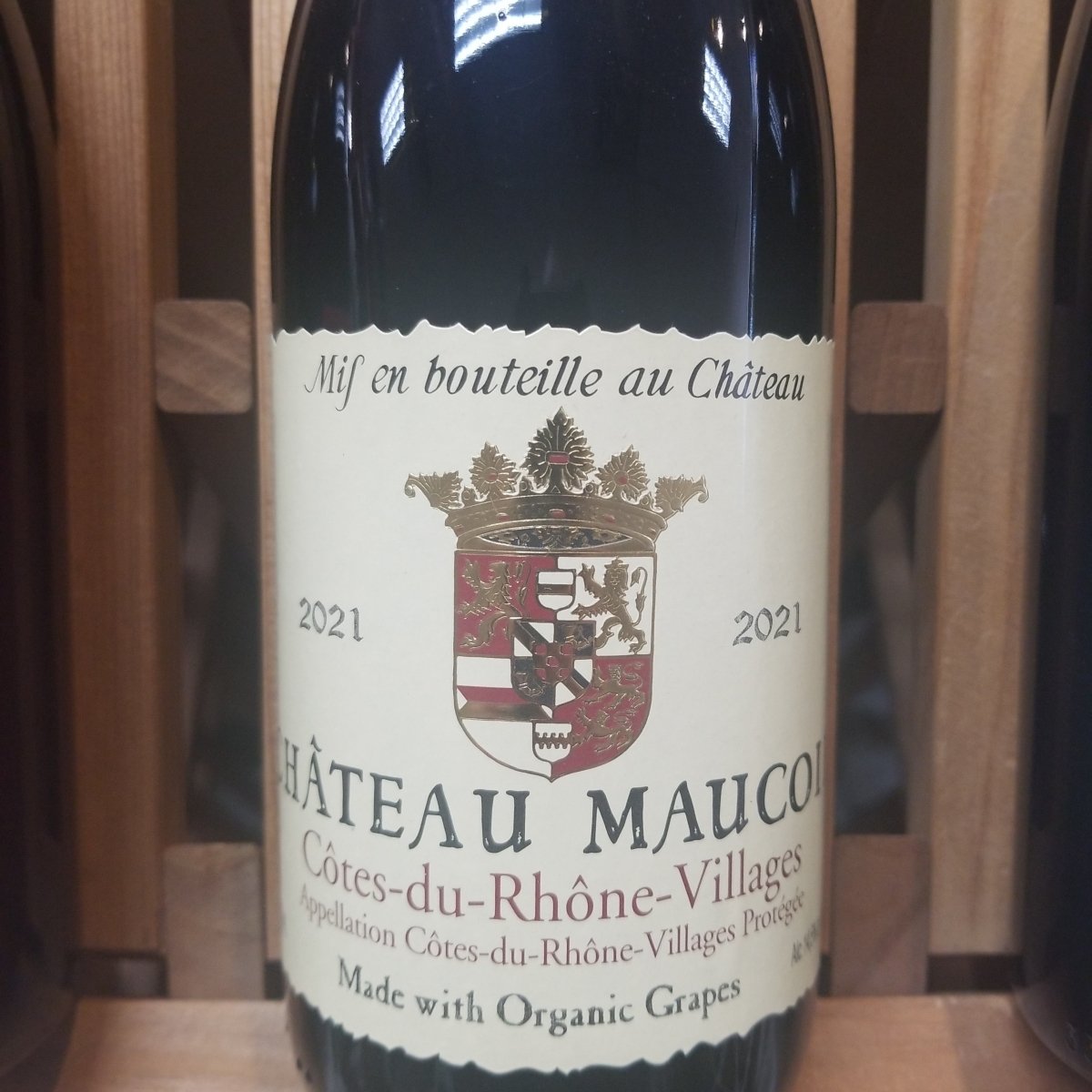 Chateau Maucoil Cotes du Rhone 750ml (Organic) - Sip &amp; Say