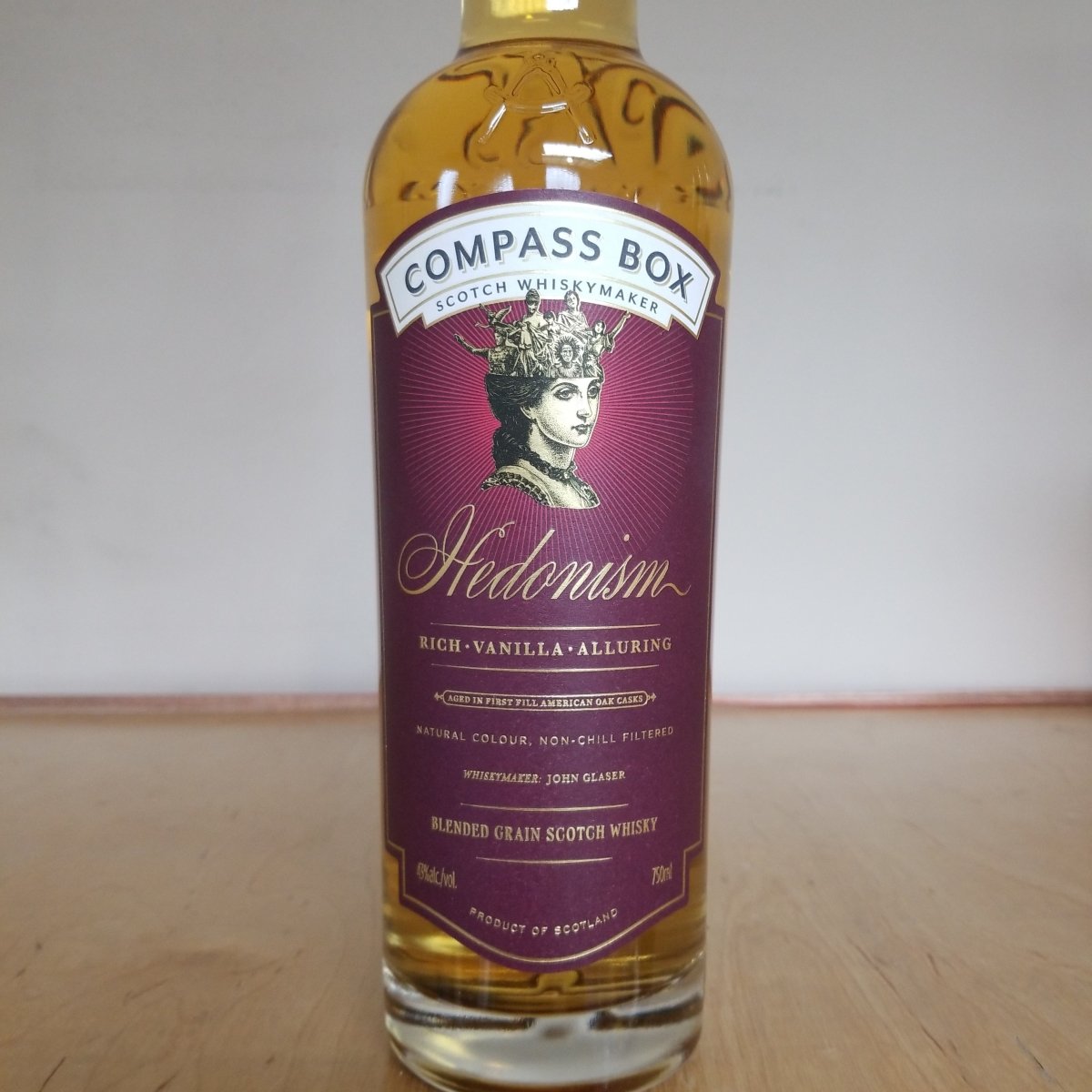 ウイスキー COMPASS BOX Hedonism 700ml 46% Hedonism 2024 – Compass Box