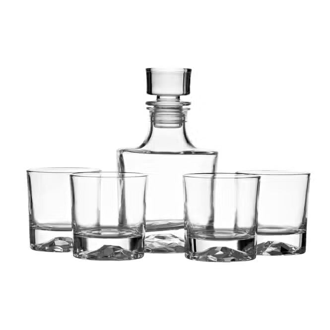 Decanter and 4 Glass Set - Sip & Say