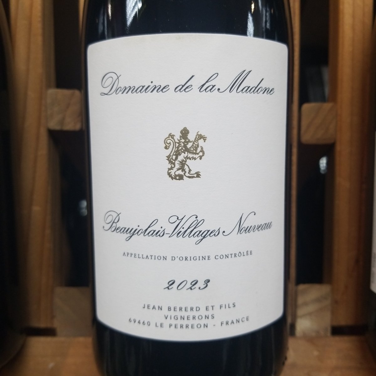 Domaine Madone Beaujolais Nouveau 2023, 750ml - Sip & Say