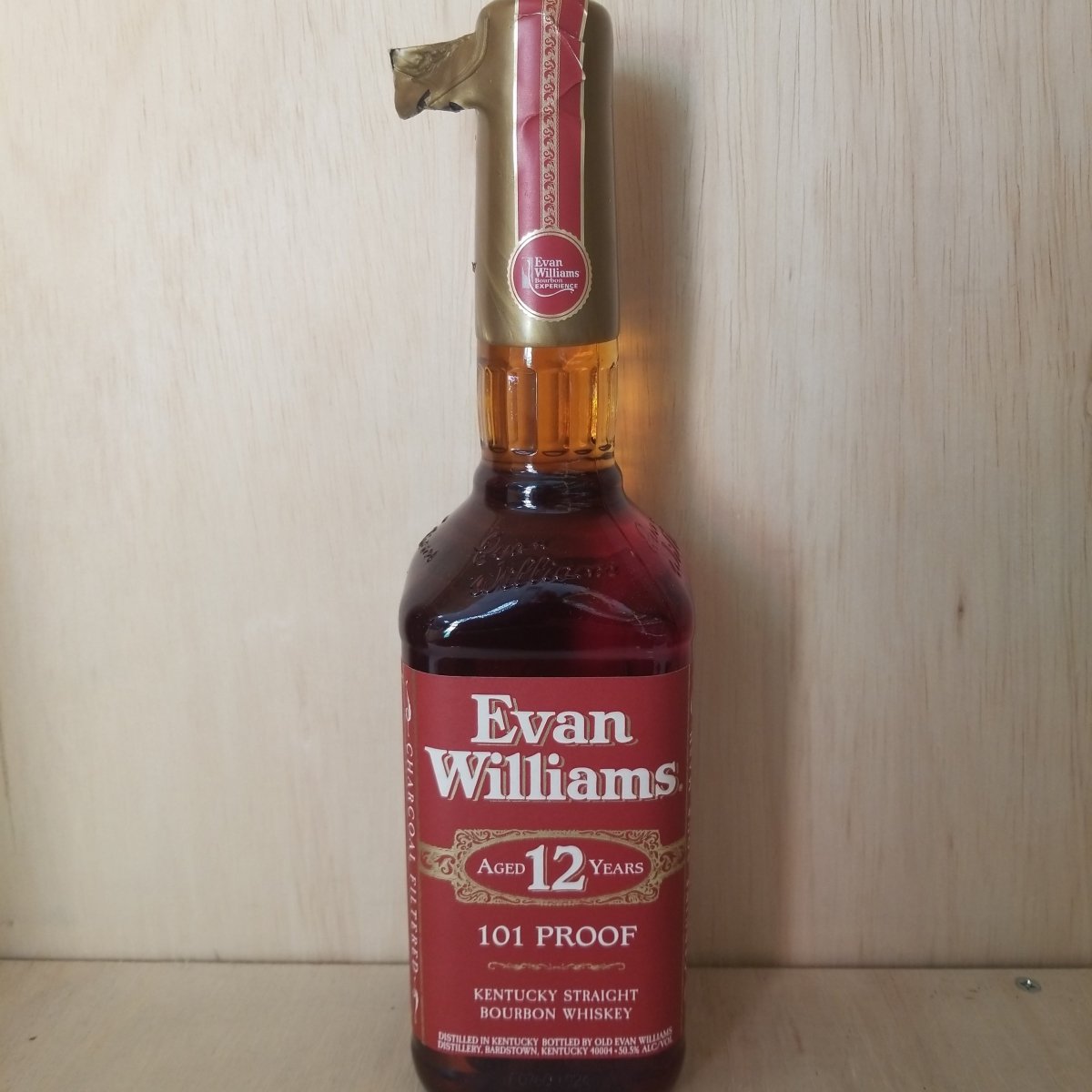 Evan Williams 12 Year Old Bourbon 750ml (proof 101) - Sip &amp; Say
