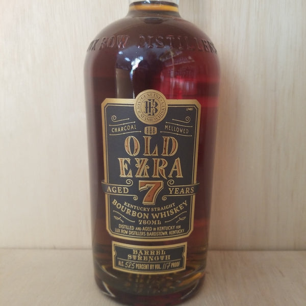 Ezra Brooks Old Ezra 7 Year Old Barrel Strength Bourbon 750ml (proof 1 ...