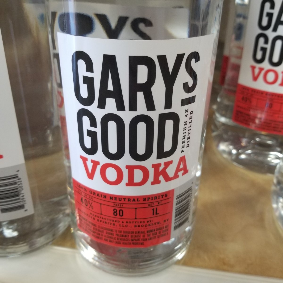 Garys Good Vodka 1L (Gluten Free) - Sip & Say