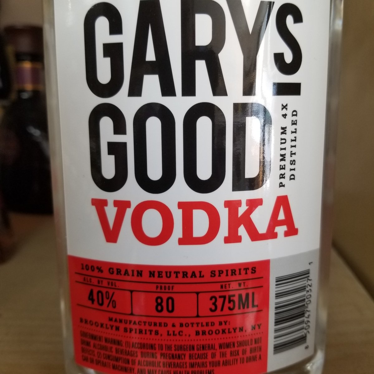 Garys Good Vodka 375ml - Sip & Say