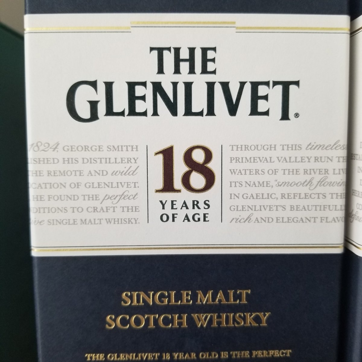 Glenlivet 18 Year Old Single Malt Scotch 750ml - Sip &amp; Say