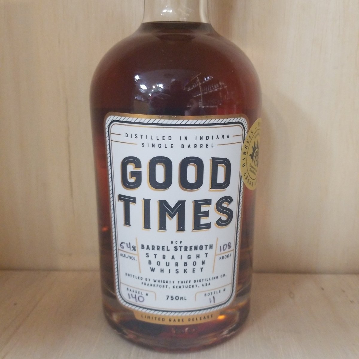 Good Old Times Barrel Strength Straight Bourbon 750ml (Barrel 140) - Sip & Say