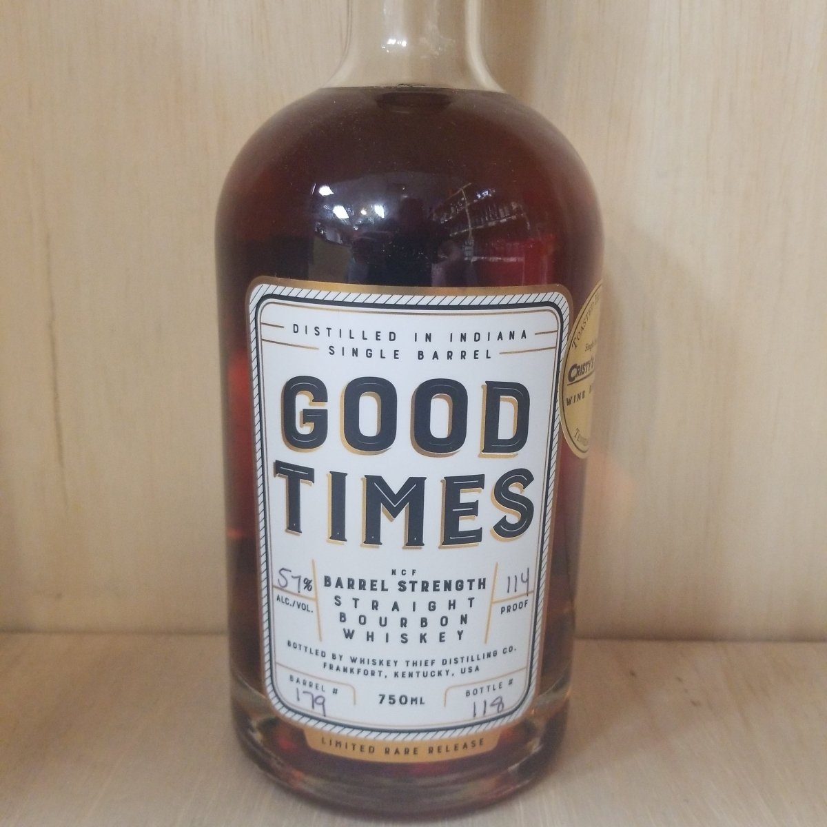 Good Old Times Barrel Strength Straight Bourbon 750ml (Barrel 179) - Sip & Say