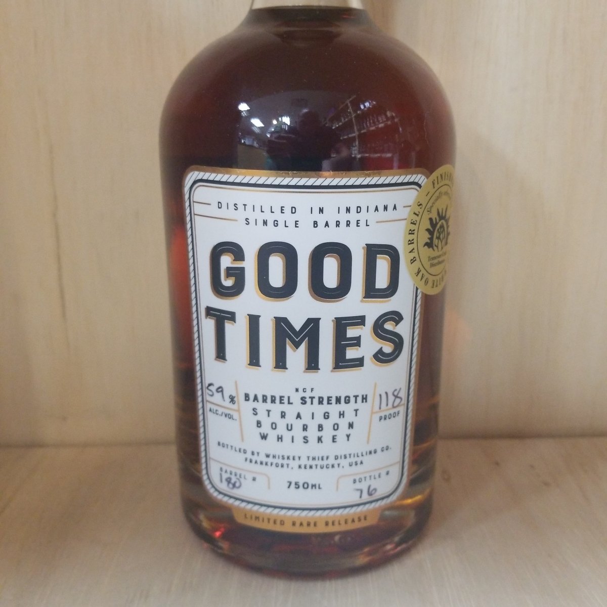 Good Old Times Barrel Strength Straight Bourbon 750ml (Barrel 180) - Sip & Say