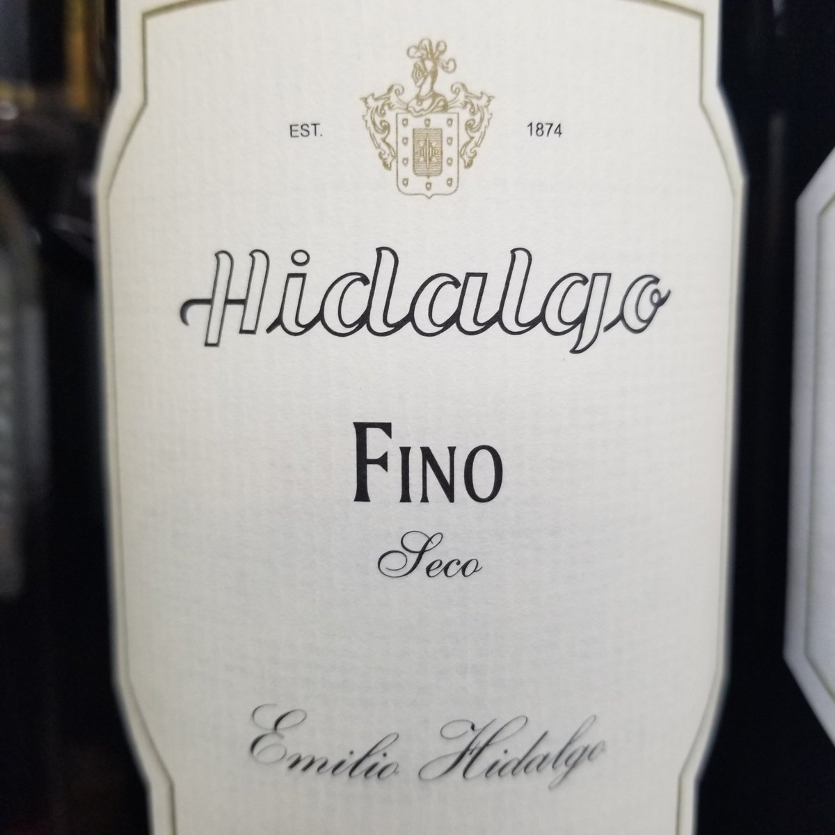 Hidalgo Fino Sherry 750ml - Sip &amp; Say