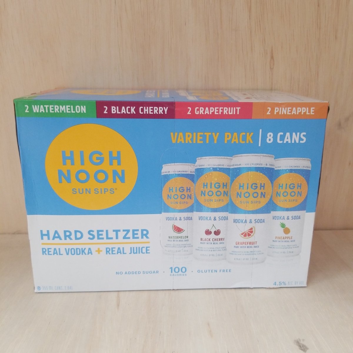 High Noon Vodka + Seltzer Variety Case 8 x 355ml - Sip & Say