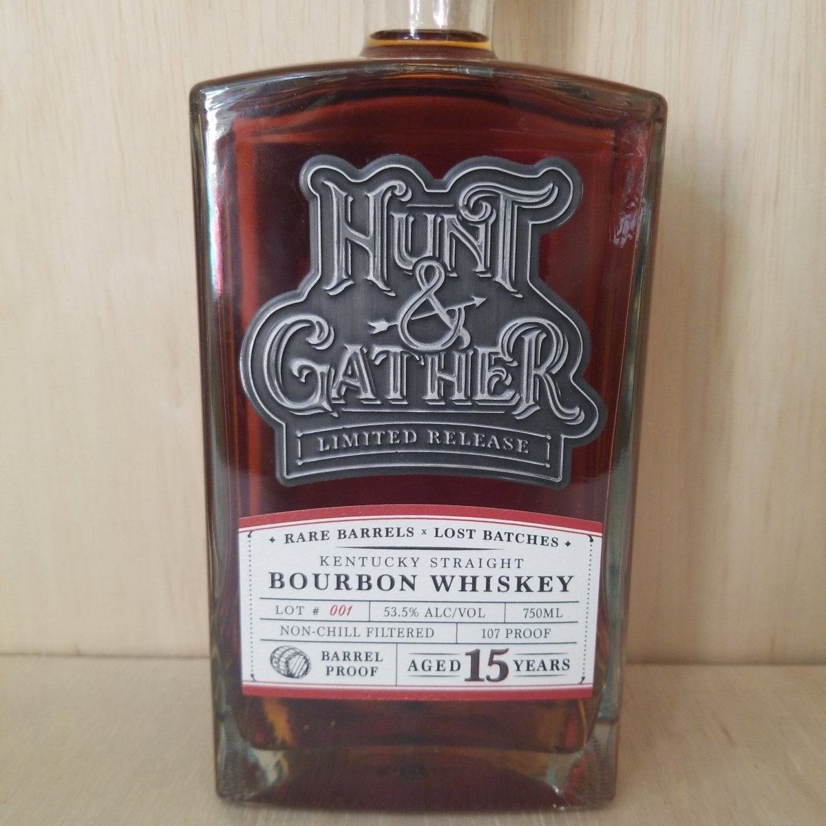 Hunt &amp; Gather 15 Year Old Barrel Proof Straight Bourbon 2020, 750ml (Lot 1, proof 107) - Sip &amp; Say