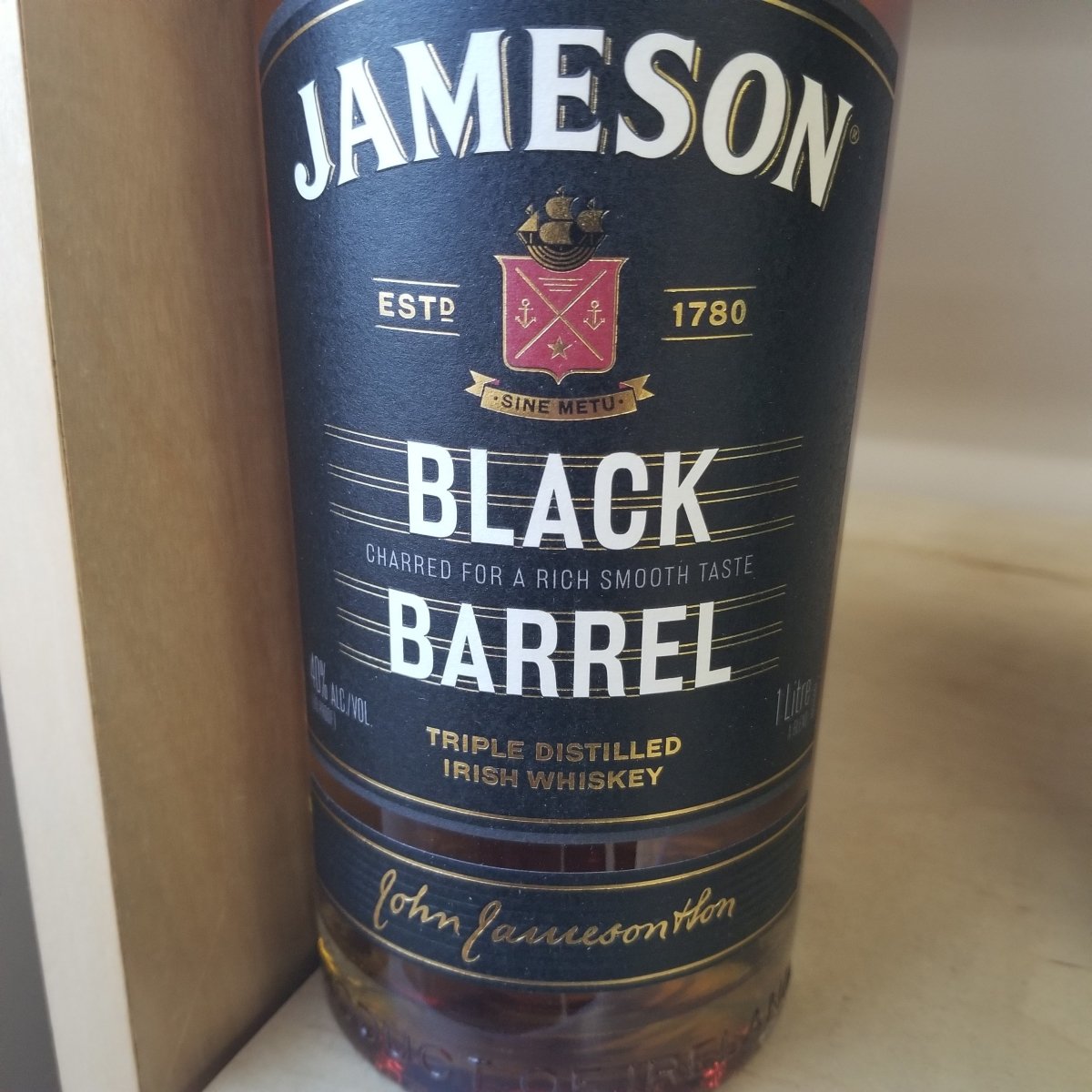 Jameson Black Barrel Irish Whiskey 1.0L - Sip & Say