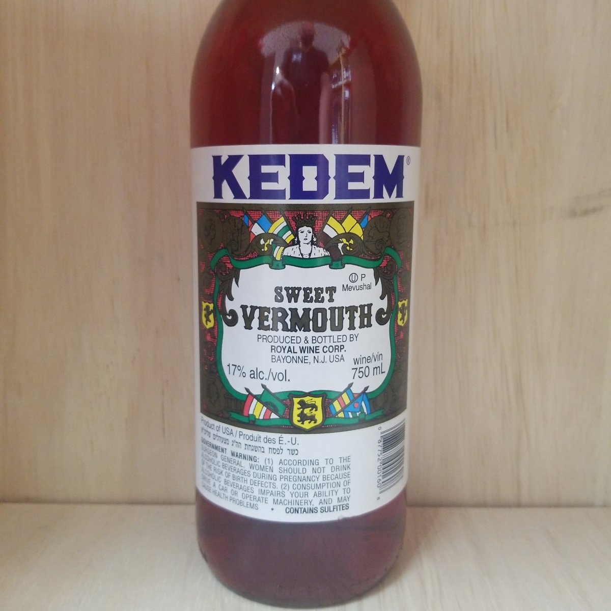 Kedem Sweet Vermouth 750ml (Kosher for Passover/Mevushal) - Sip &amp; Say