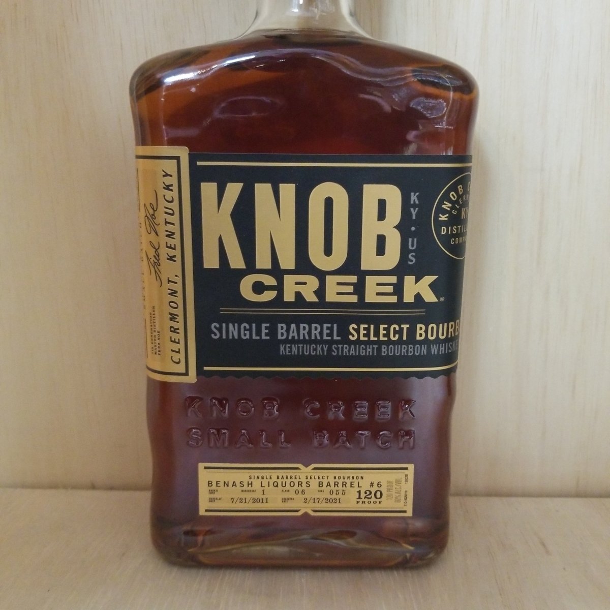 Knob Creek 10 Year Old Single Barrel Straight Bourbon 750ml (Benash) - Sip & Say