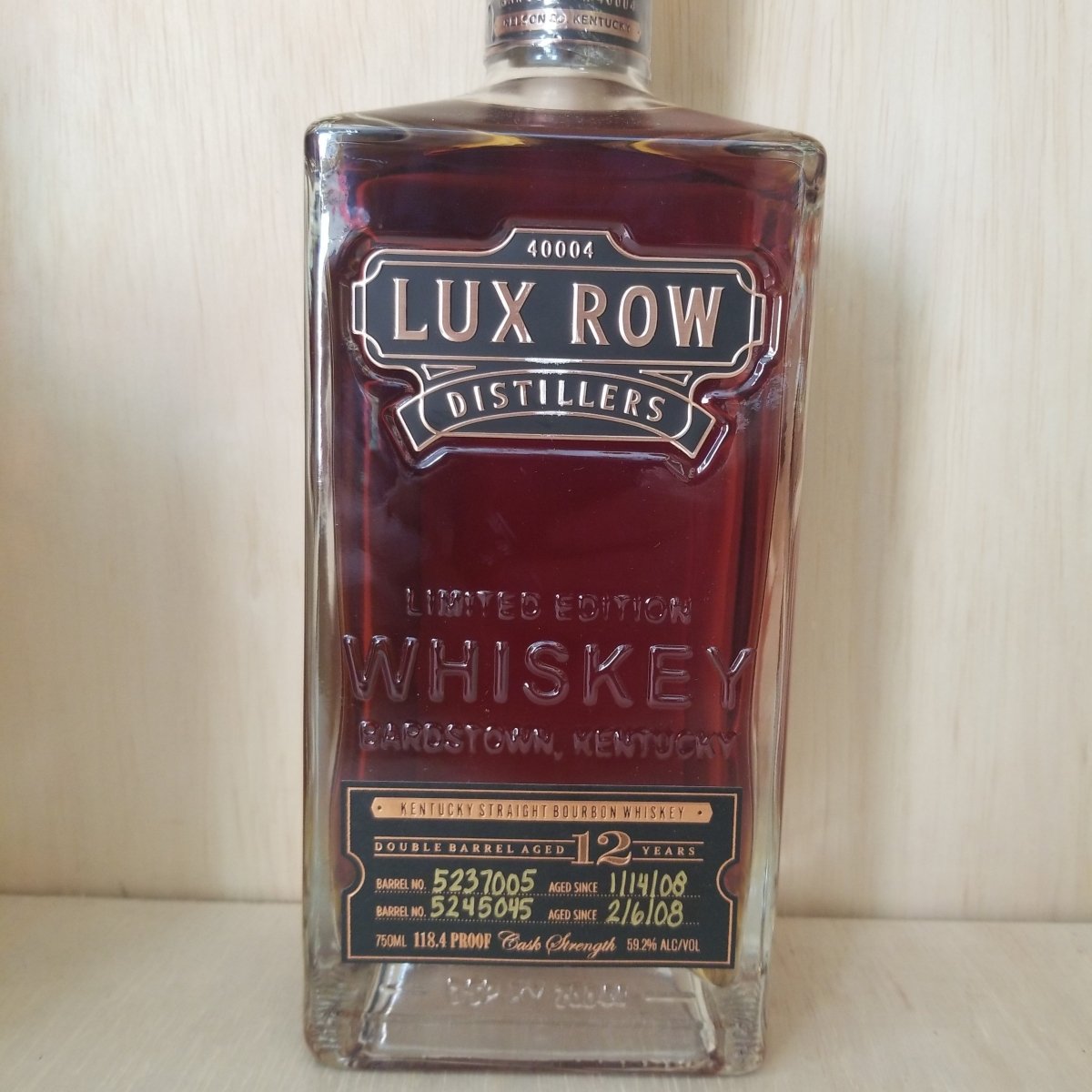 Lux Row 12 Year Old Straight Bourbon 750ml (proof 118.4) - Sip &amp; Say