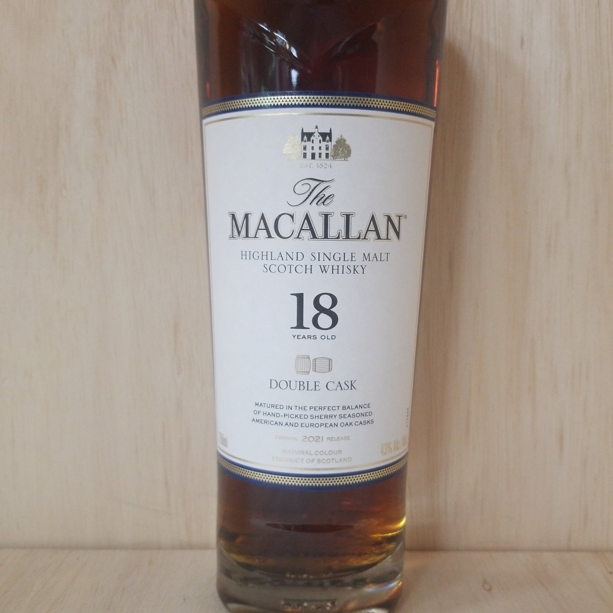Macallan 18 Year Old Double Oak Single Malt Scotch 750ml - Sip &amp; Say