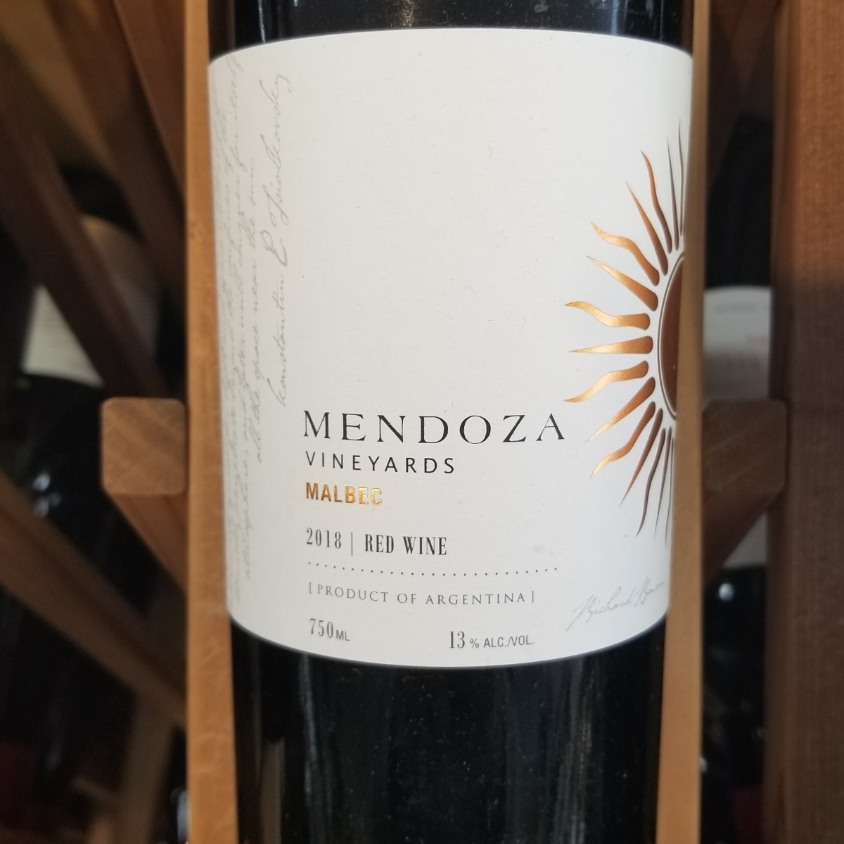 Mendoza Malbec 750ml - Sip & Say