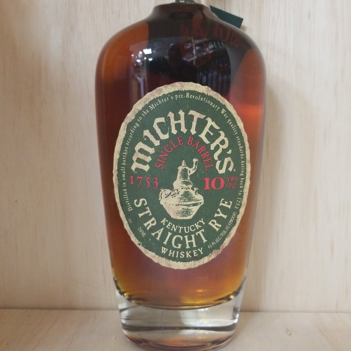 Michter's 10 Year Old Single Barrel Straight Rye 750ml - Sip & Say