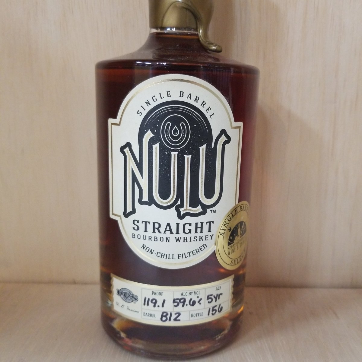 Nulo Single Barrel Strength Straight Bourbon 750ml (Barrel B12, proof 119.1) - Sip &amp; Say