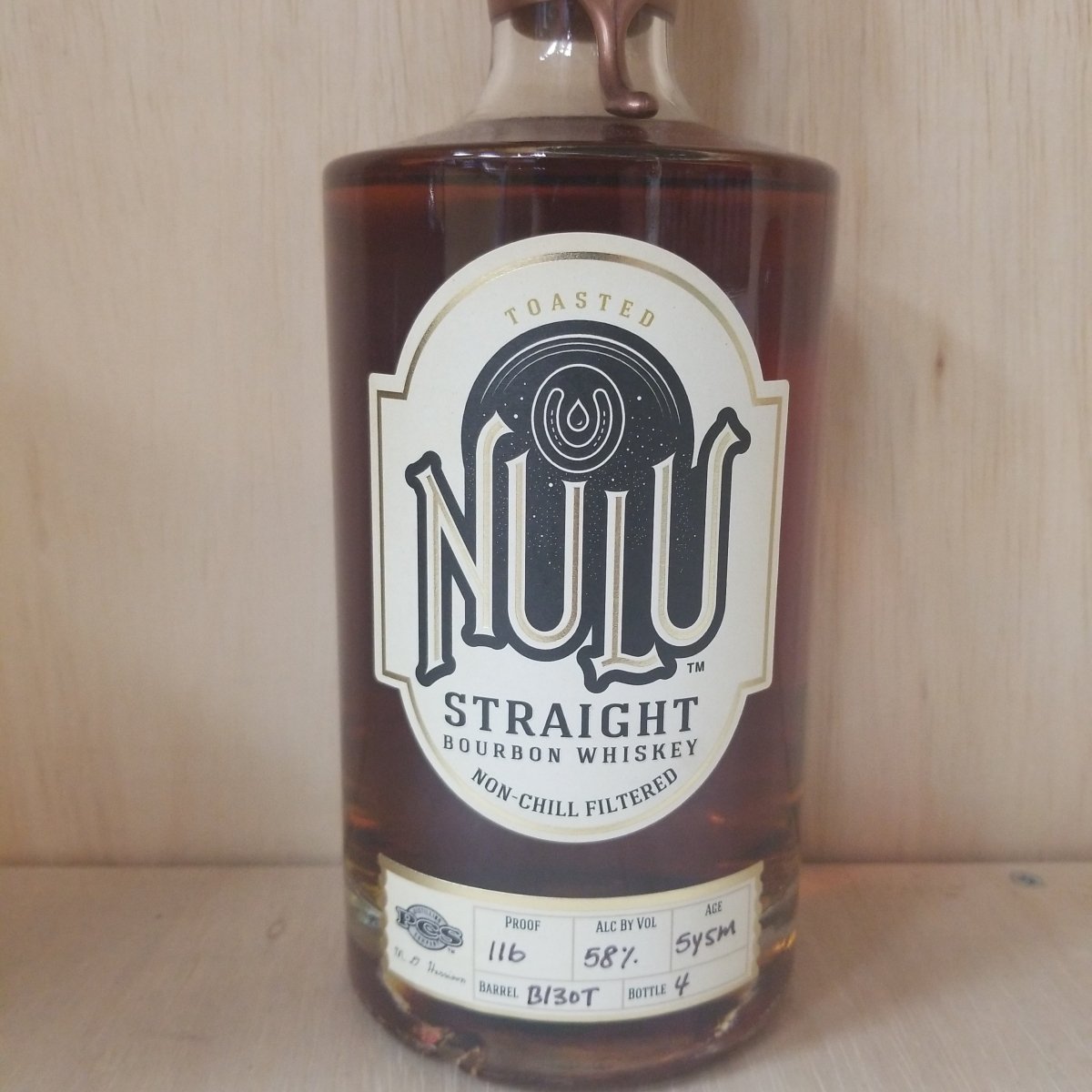 Nulo Single Barrel Toasted Straight Bourbon 750ml (Barrel B130T, proof 116) - Sip & Say