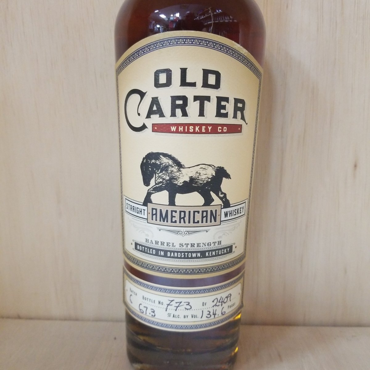 Old Carter 13 Year Old Barrel Strength American Whiskey 750ml (Batch 6) - Sip &amp; Say