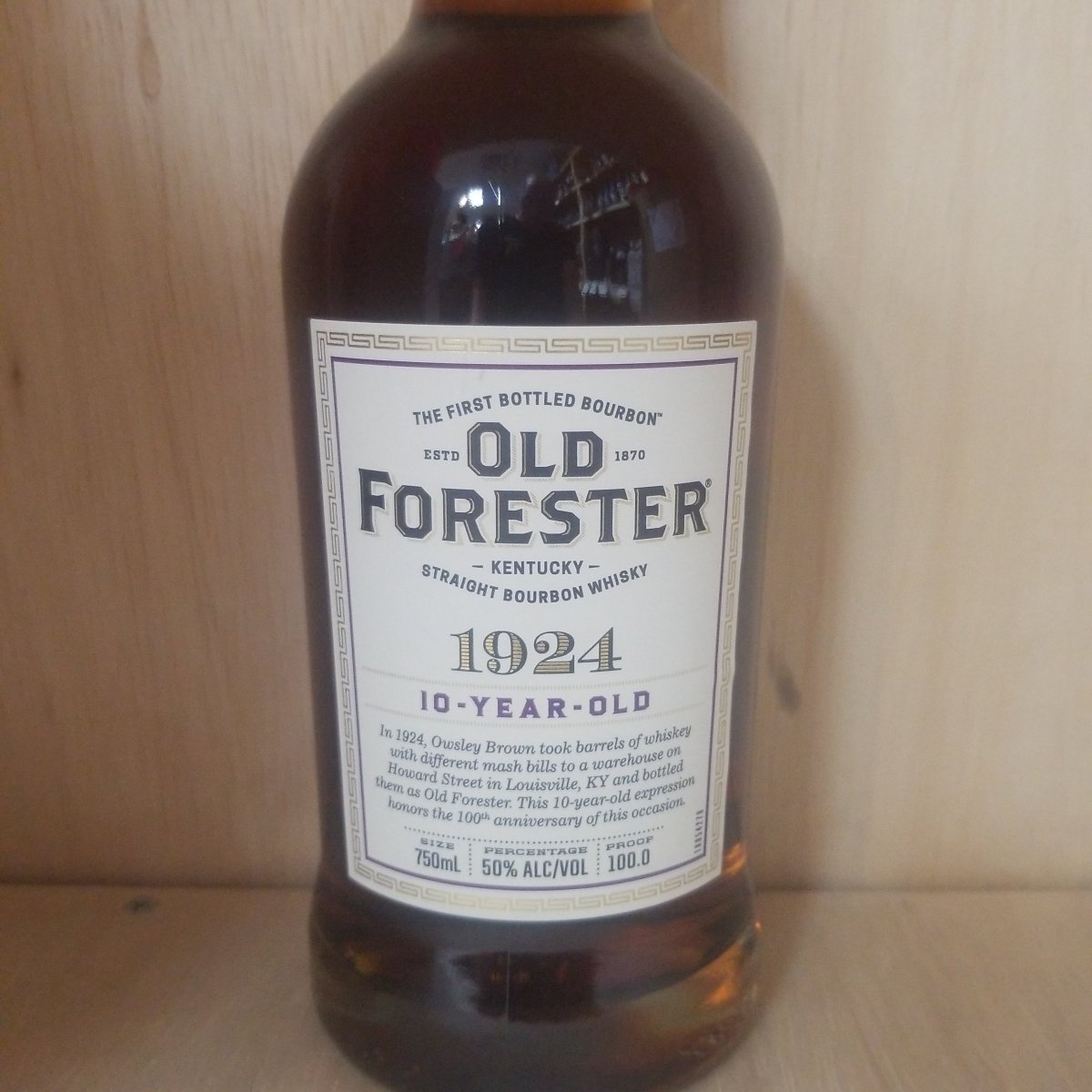 Old Forester 1924 Craft 10 Year Old Straight Bourbon Whisky 750ml - Sip &amp; Say