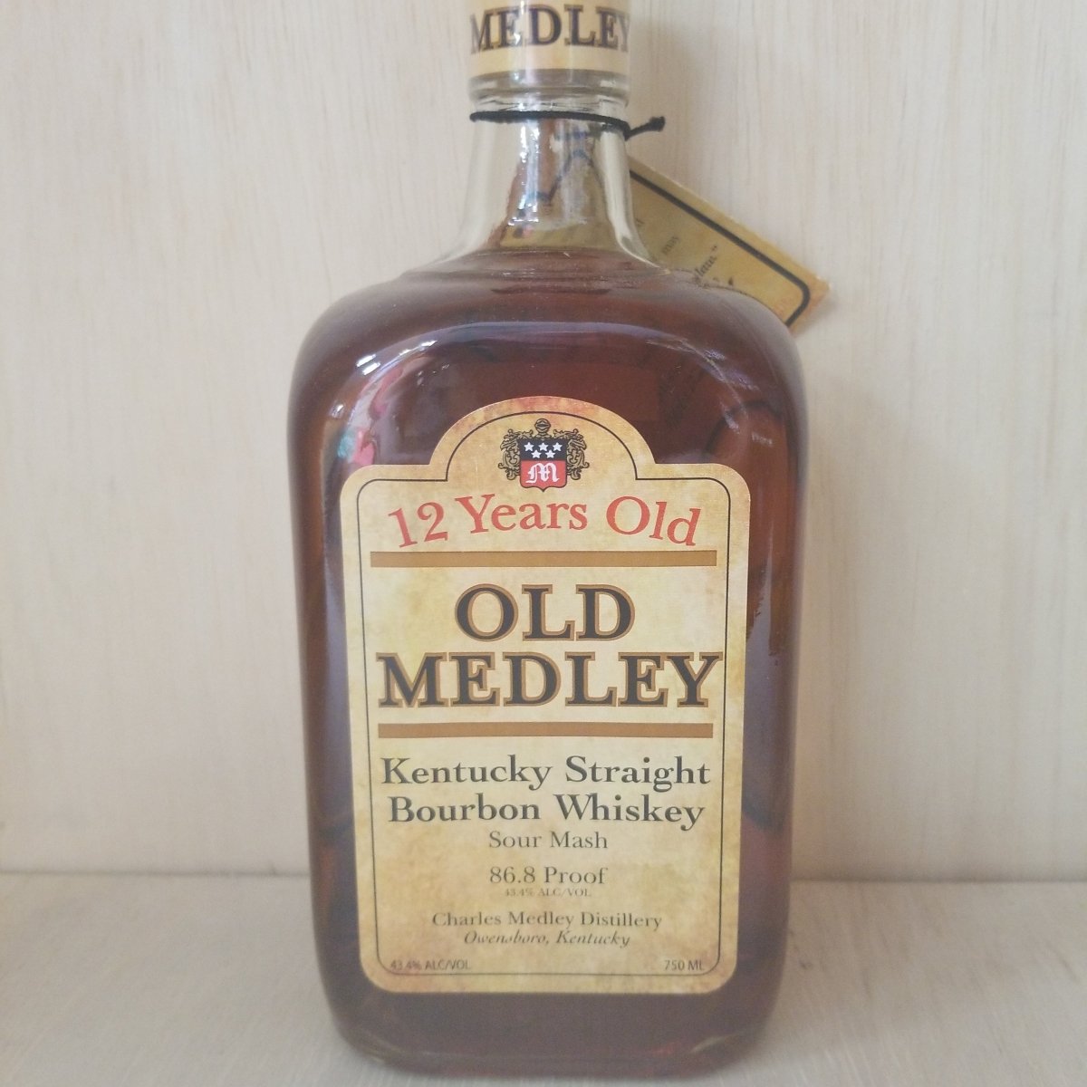 Old Medley 12 Year Old Sour Mash Bourbon 750ml (proof 86.8) - Sip &amp; Say