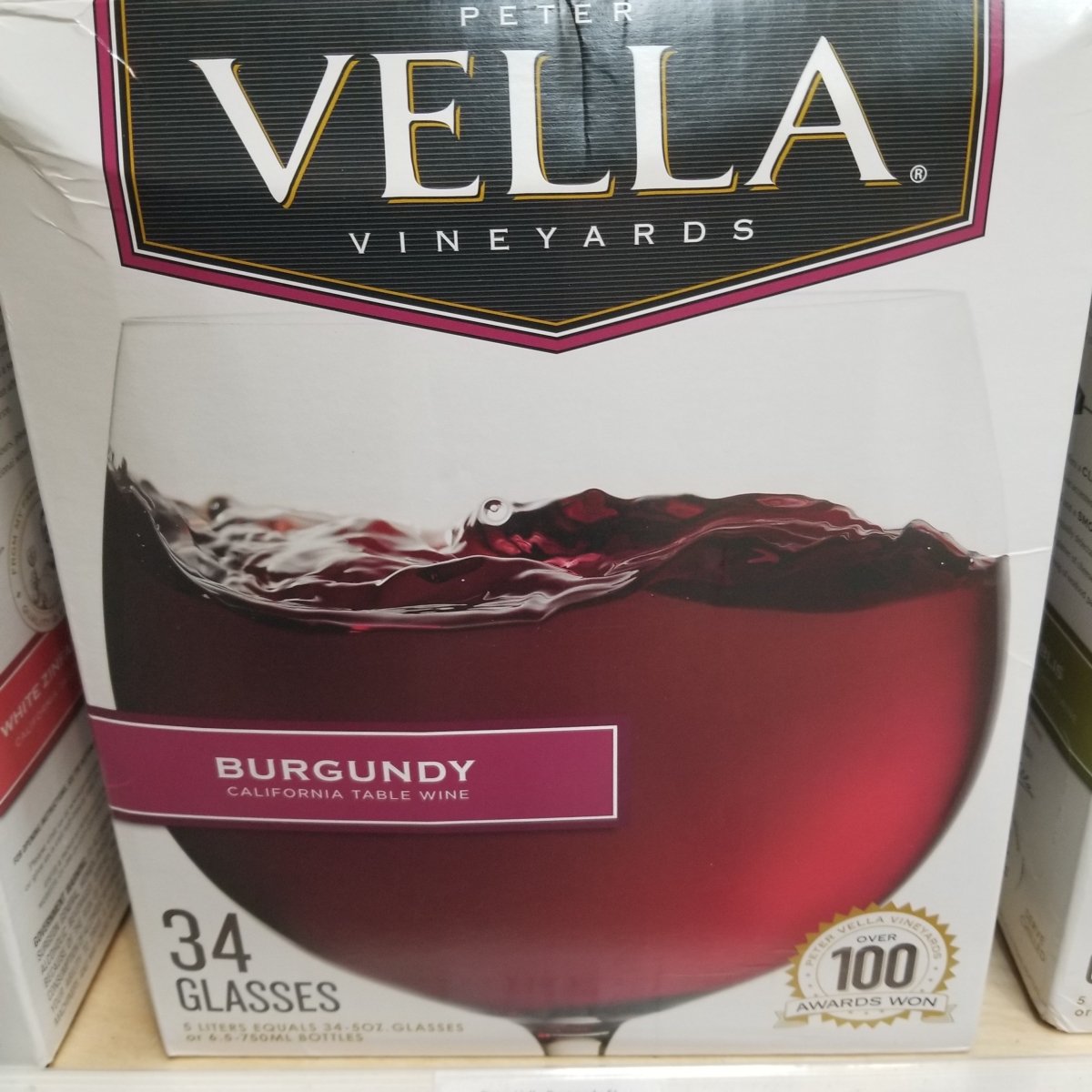 Peter Vella Burgundy 5L - Sip & Say