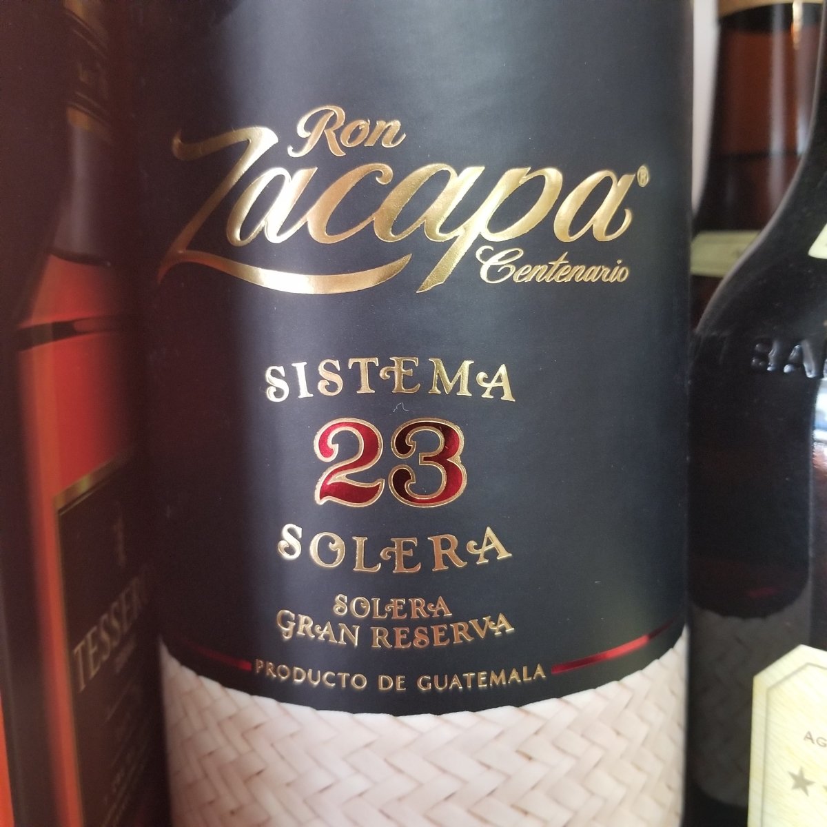 Ron Zacapa Centenario Sistem Solera 23 Rum 750ml