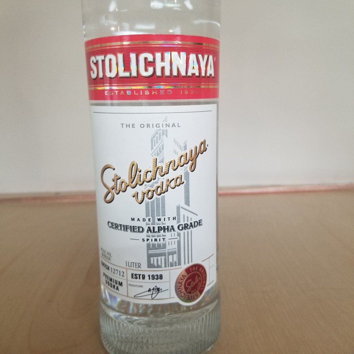 Stolichnaya Vodka - 1 liter