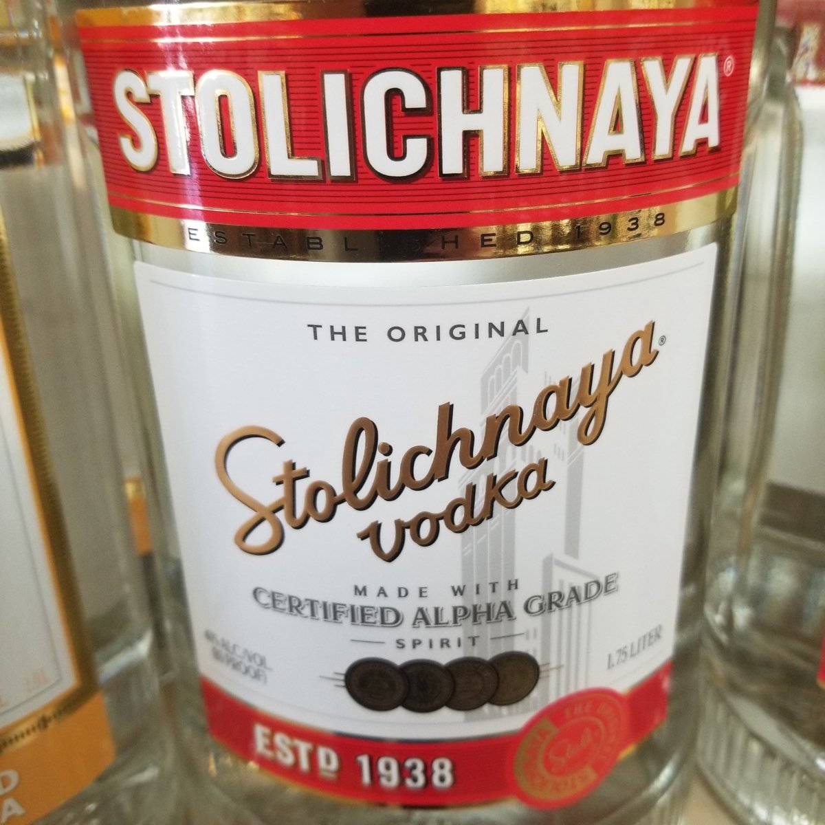 Stolichnaya Vodka 1.75L - Sip & Say