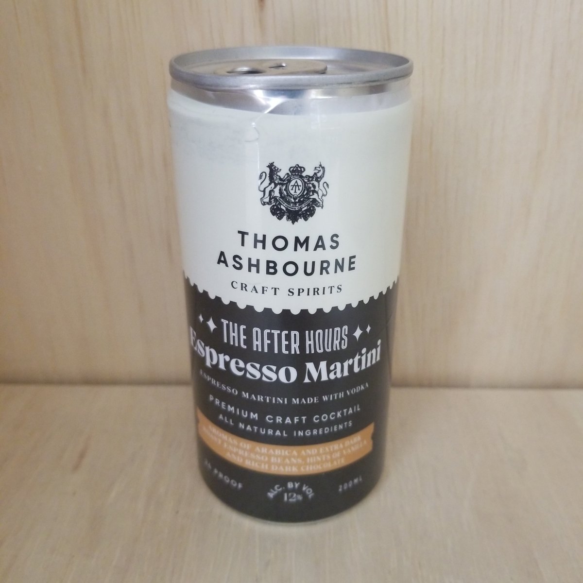 Thomas Ashbourne Espresso Martini Can 200ml (Gluten Free) (Kosher) - Sip &amp; Say