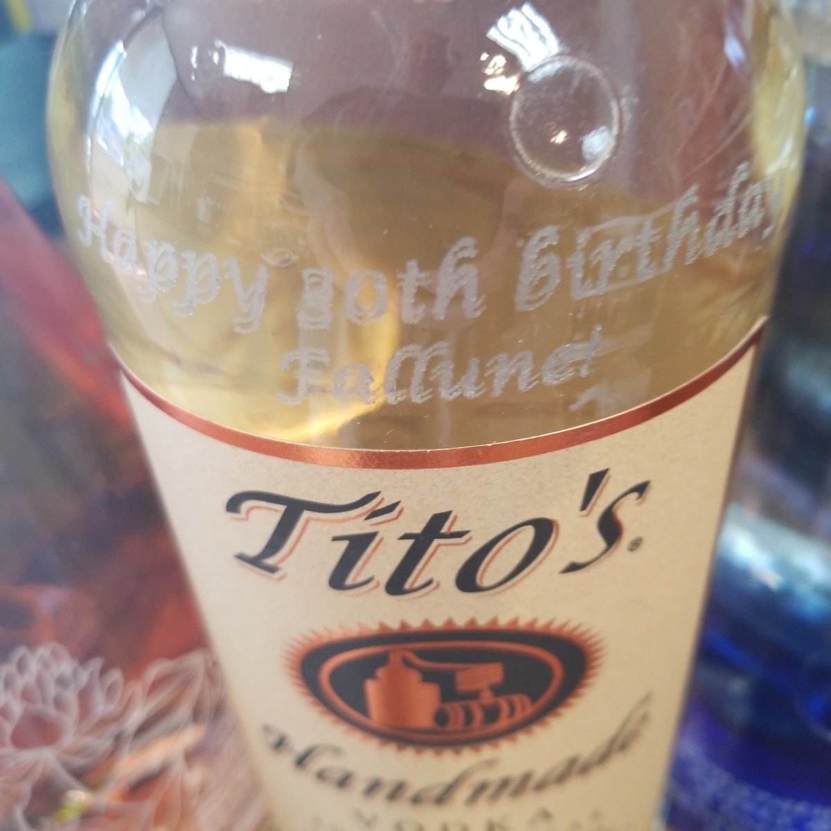 Titos Vodka 1.0L Oops - Sip & Say