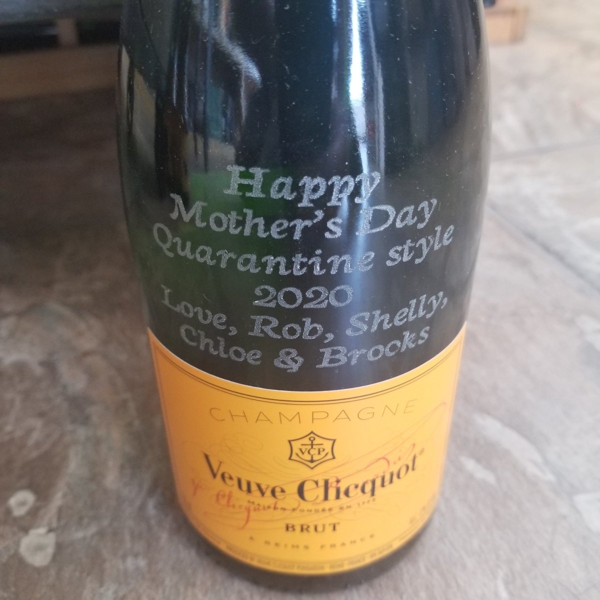 Veuve Cliquot Champagne 750ml Oops - Sip & Say